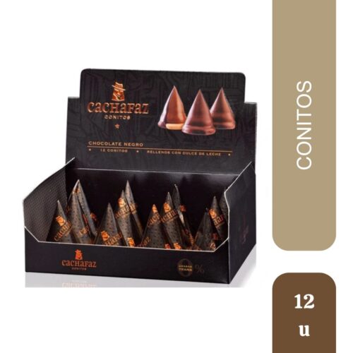 CONITOS CACHAFAZ DE DULCE DE LECHE DISPLAY X 12U