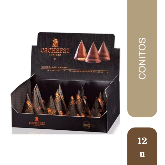 CONITOS CACHAFAZ DE DULCE DE LECHE DISPLAY X 12U