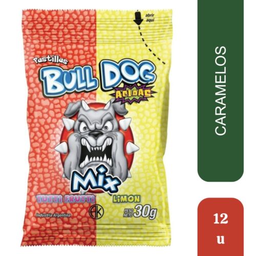 PAST BULLDOG TUTTI-LIMÓN DISP X 12U X 30G SIN TACC