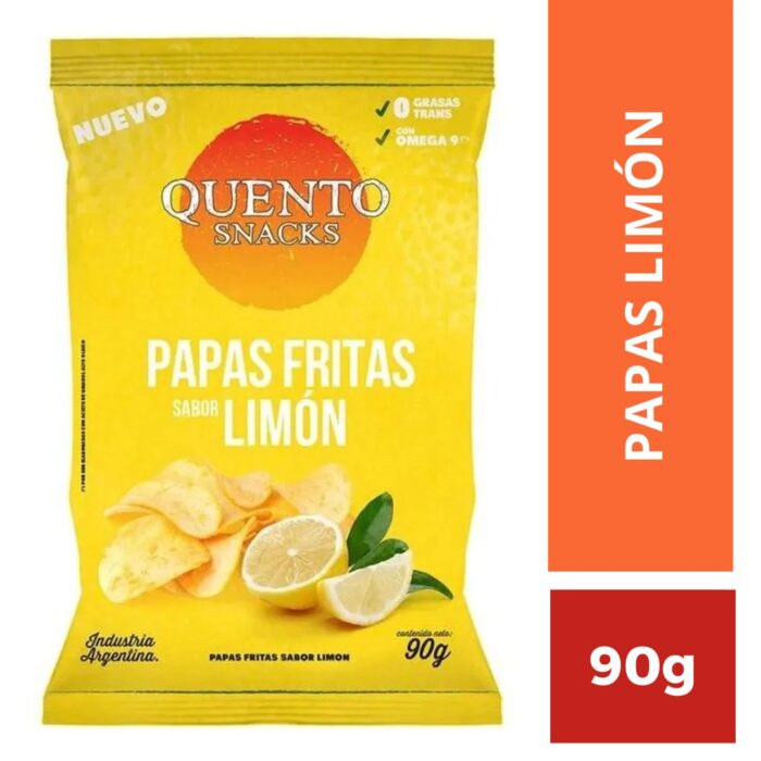 PAPA FRITA LIMON QUENTO X 90G