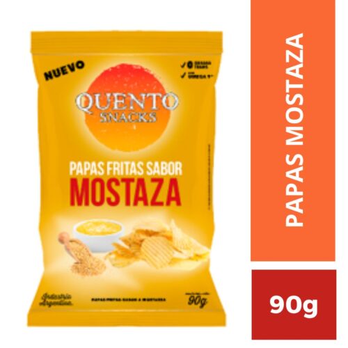 PAPAS MOSTAZA QUENTO X 90G