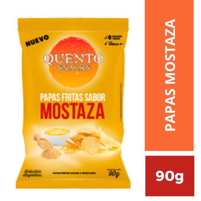 PAPAS MOSTAZA QUENTO X 90G