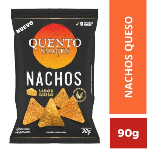 NACHOS QUESO QUENTO X 90G