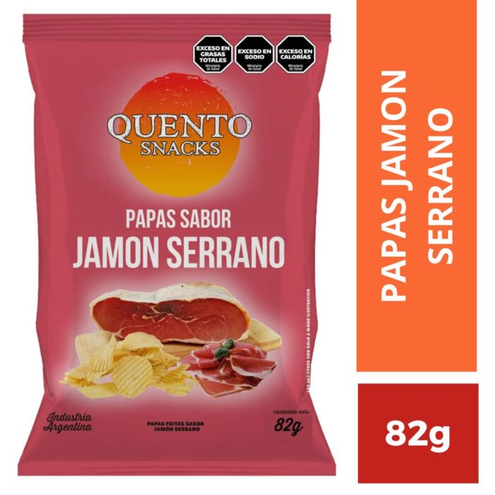 PAPAS JAMON SERRANO QUENTO X 90G
