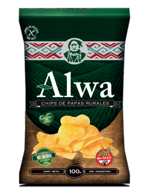 Chips De Papas Rurales Alwa X 80G