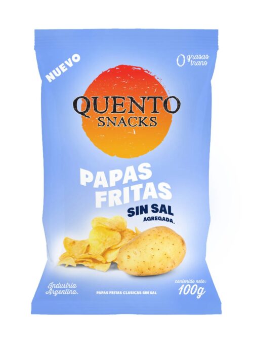 PAPA SIN SAL QUENTO X 100G X 18U