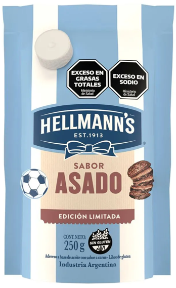 MAYONESA HELLMAN`S ASADO X 250G