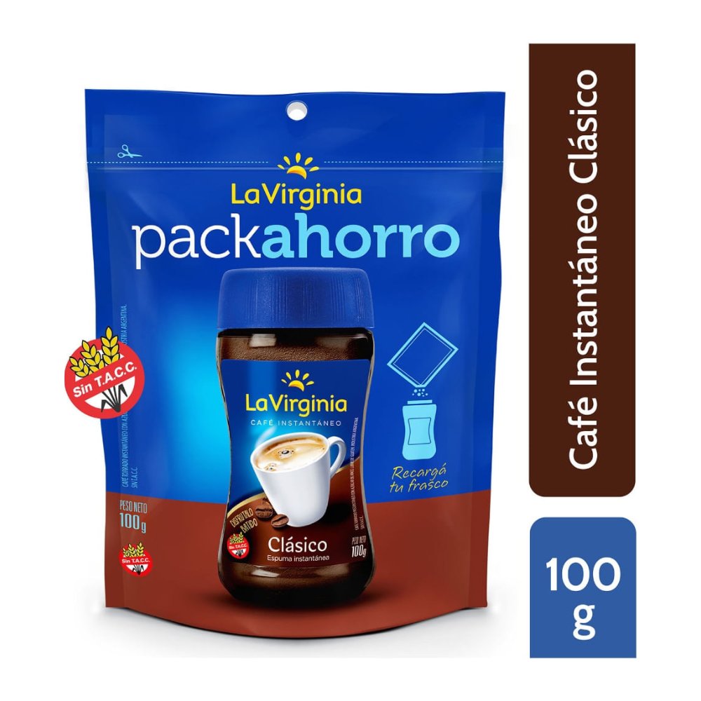 Café Instantáneo Clásico La Virginia 100 g