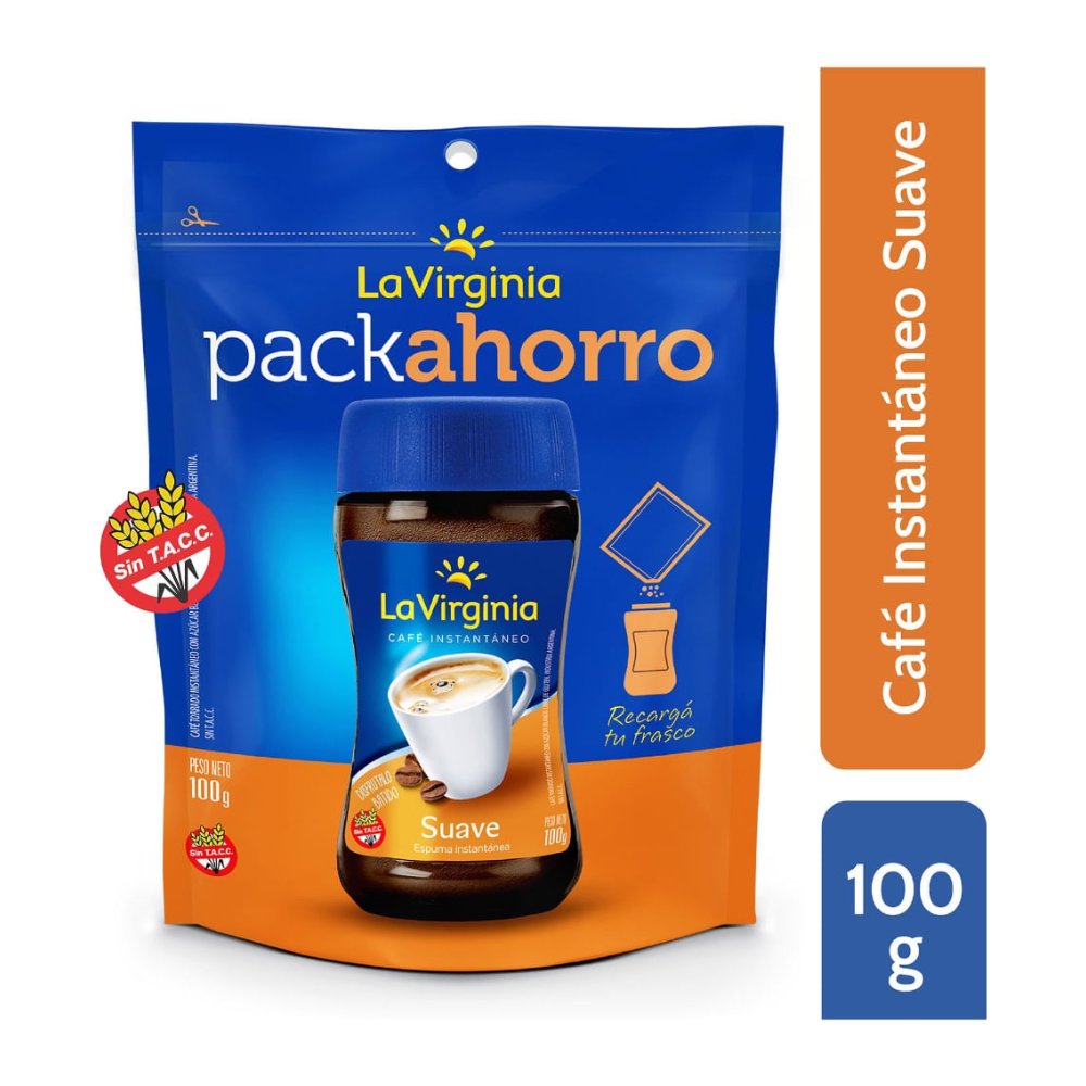 Café Instantáneo Suave La Virginia 100 g