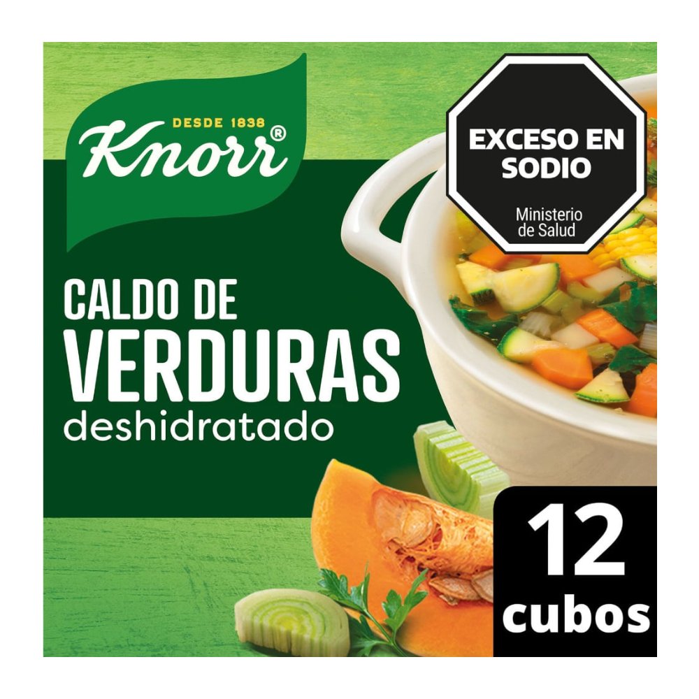 Caldo de Verdura Knorr Estuche 12 Cubos