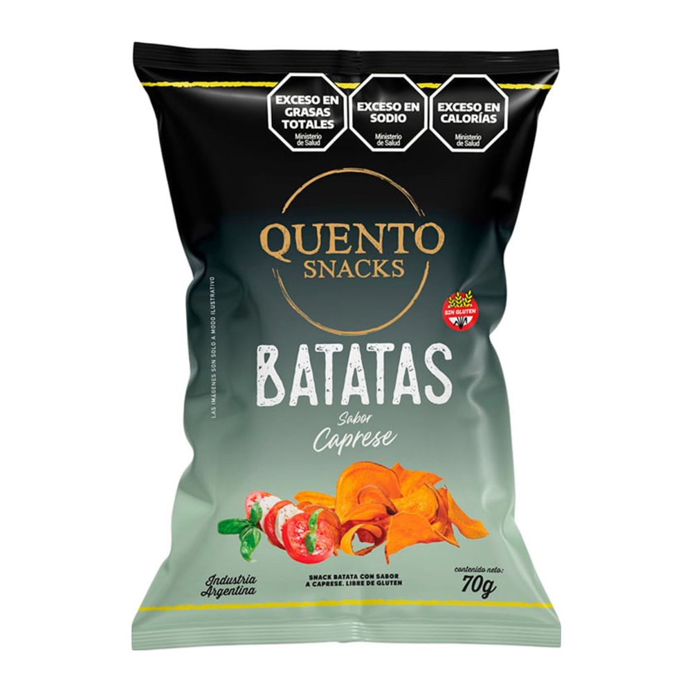 Chips de Batata Caprese Quento 70 g