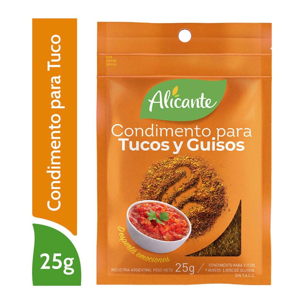 Condimento para Tuco y Guiso Alicante 25 g