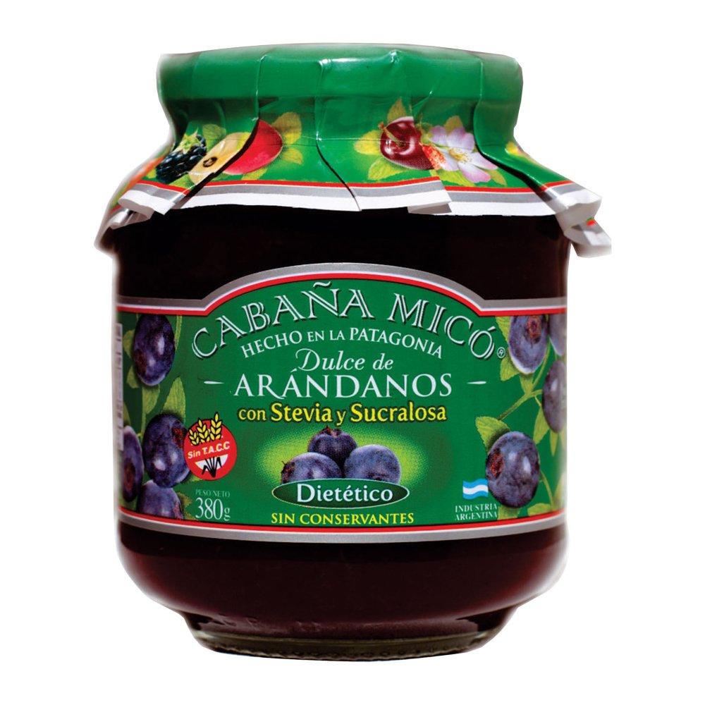 Dulce Diet de Arándanos Cabaña Mico 380 g