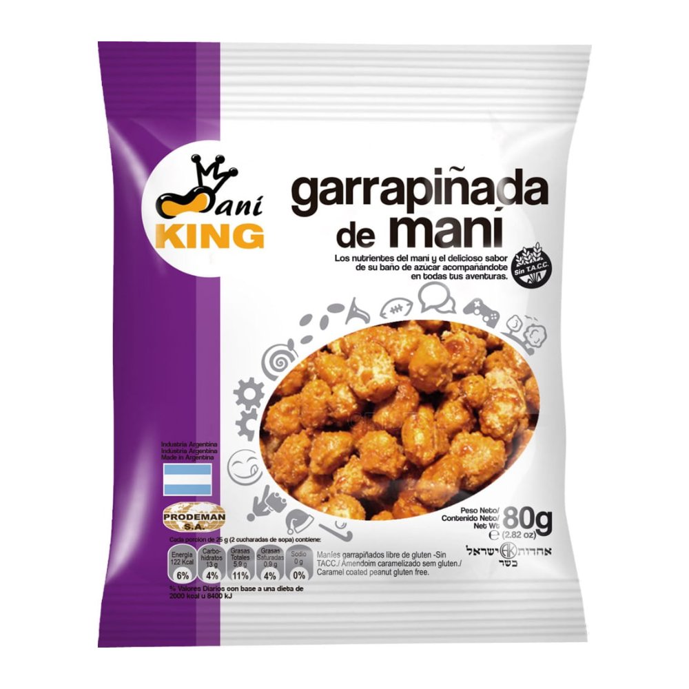 Garrapiñada Maní King 80 g