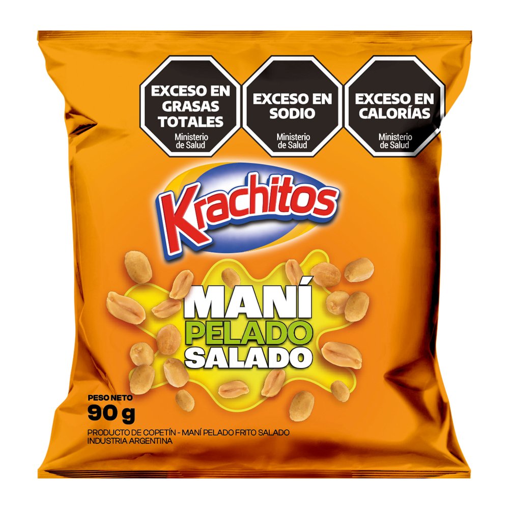 Maní Pelado Salado Krachitos 90 g