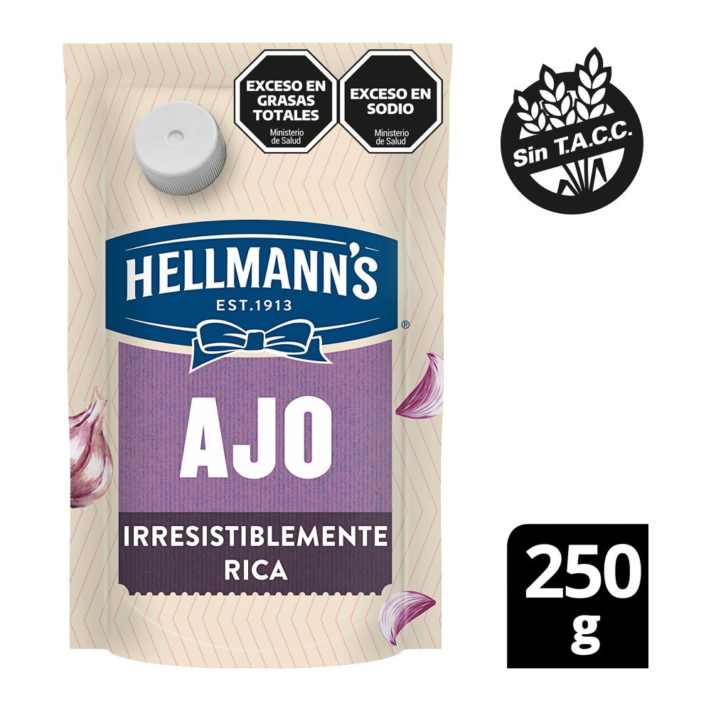 Mayonesa Hellmann's con Ajo 250 g