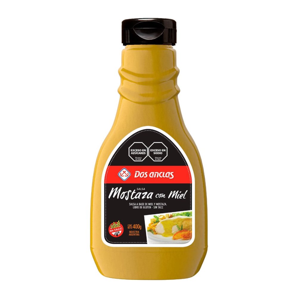 Mostaza con Miel Dos Anclas 400 g