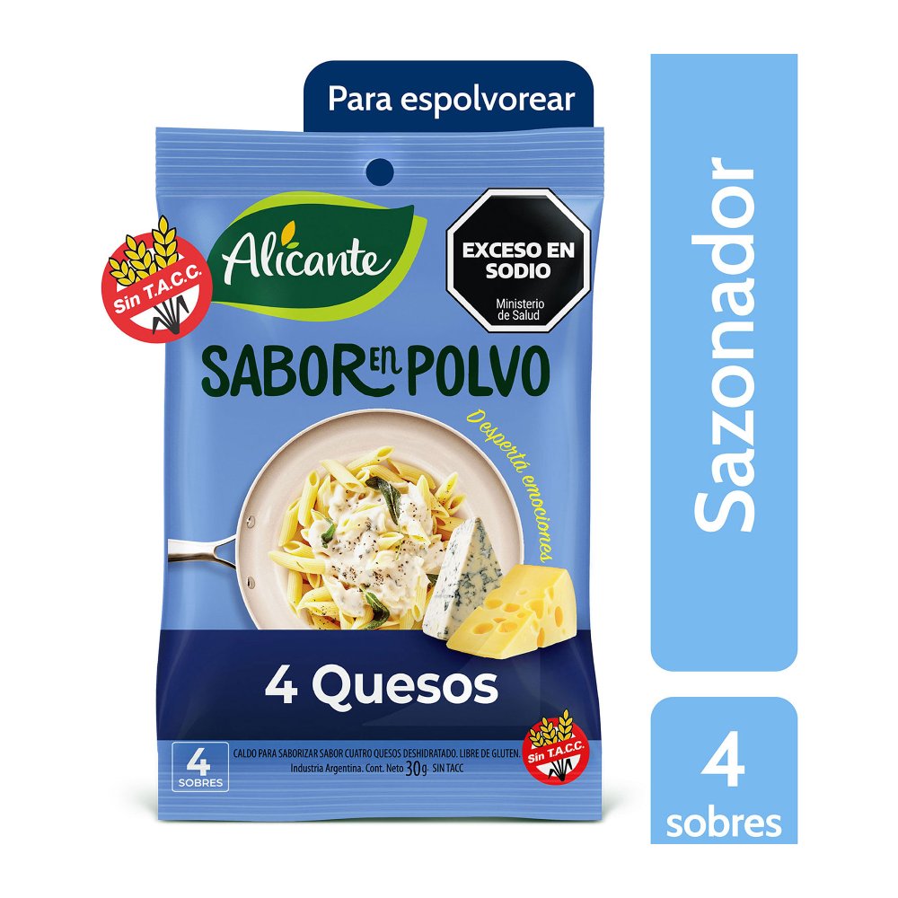 Saborizador 4 Quesos Alicante 30 g