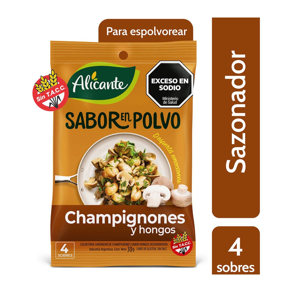 Saborizador Champiñón y Hongos Alicante 30 g