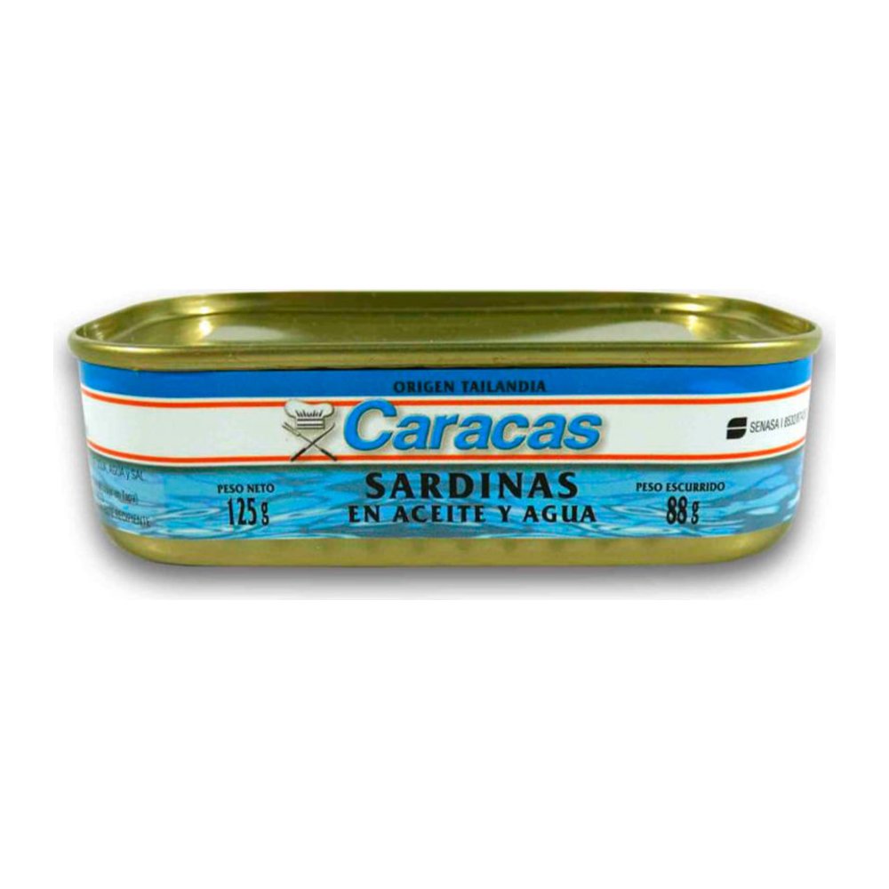 Sardinas en Aceite y Agua Caracas 125 g