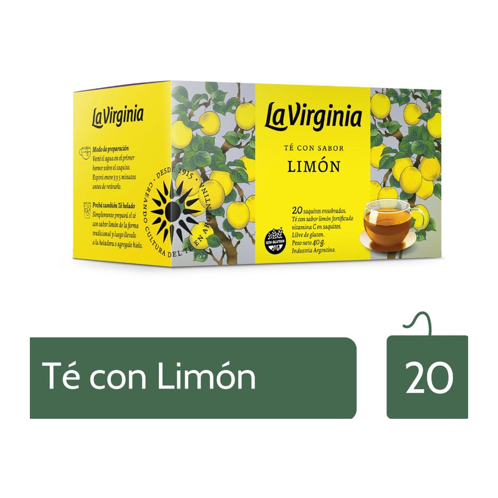 Té de Limón La Virginia x 20