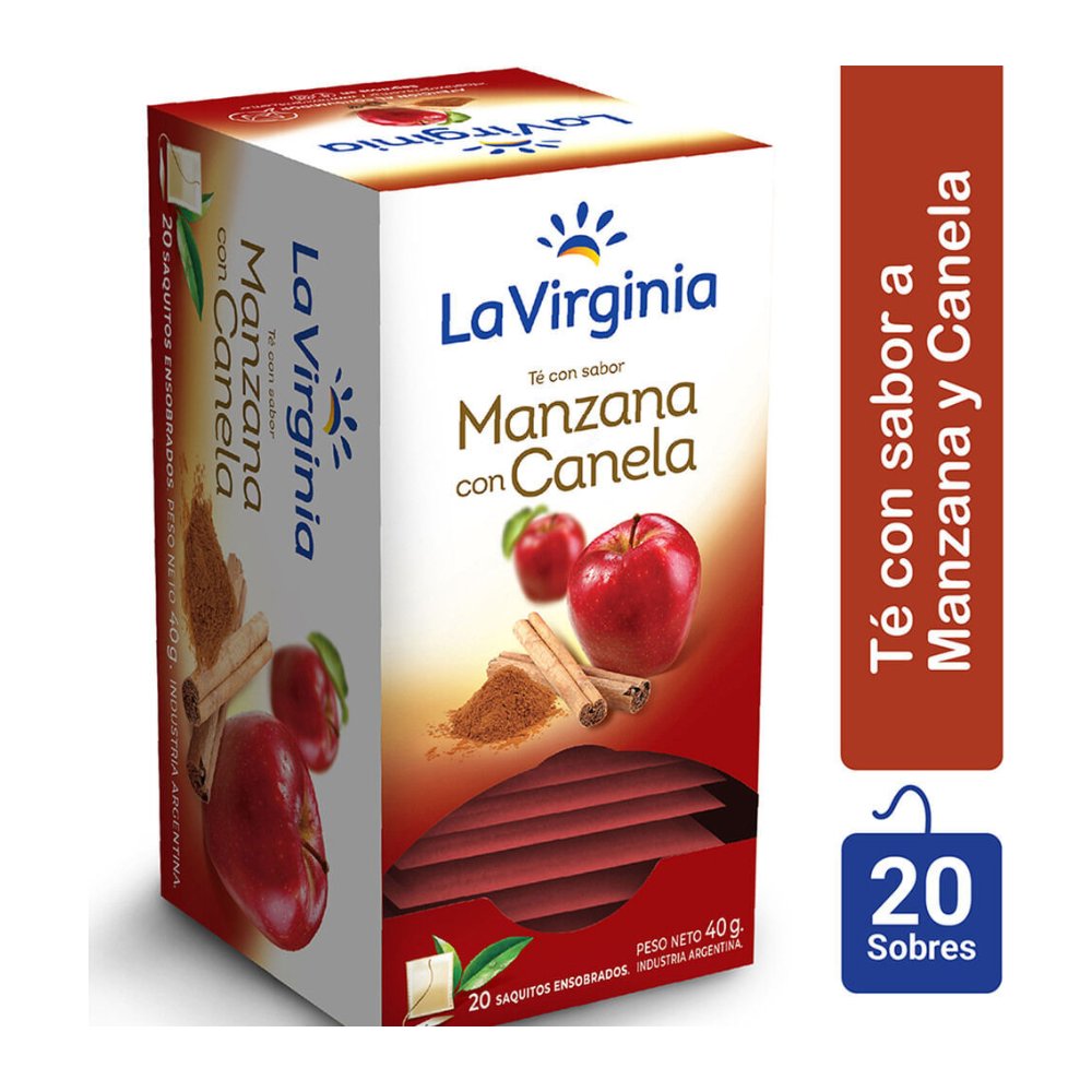 Té de Manzana y Canela La Virginia x 20
