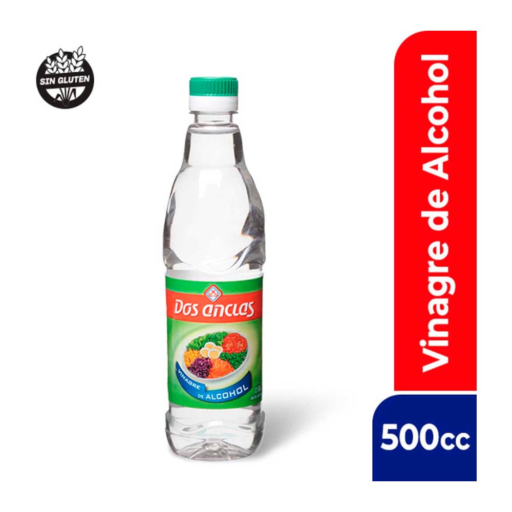 Vinagre de Alcohol Dos Anclas 500 ml